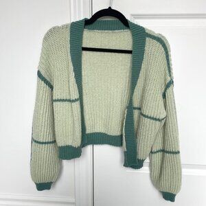 Green & Teal Cardigan